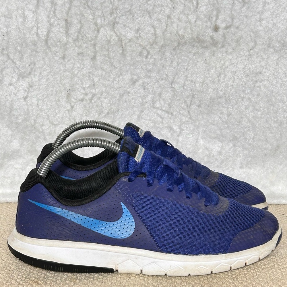 Nike Kids/Youth Blue Flex Experience 5 Running Athletic Sneakers Shoes SZ 4Y